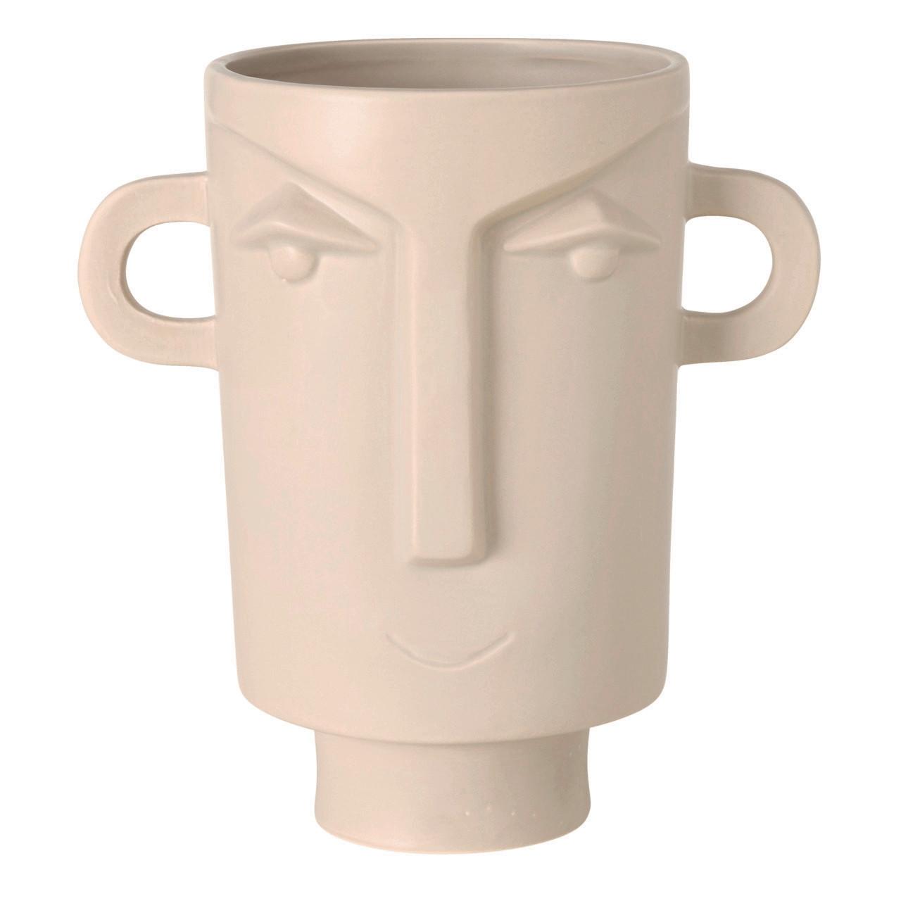 Obal na květináč Brosyo, Ø: 22cm - béžová, Moderní, keramika (22/15cm) - Modern Living