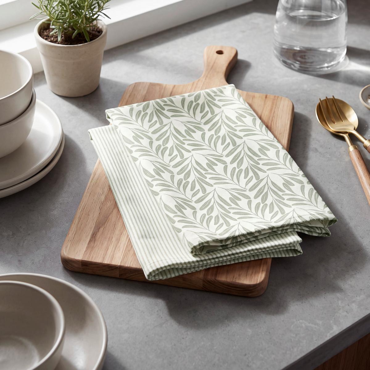 SADA UTIEROK NA RIAD HANNE - zelená, textil (50/70cm) - Mömax