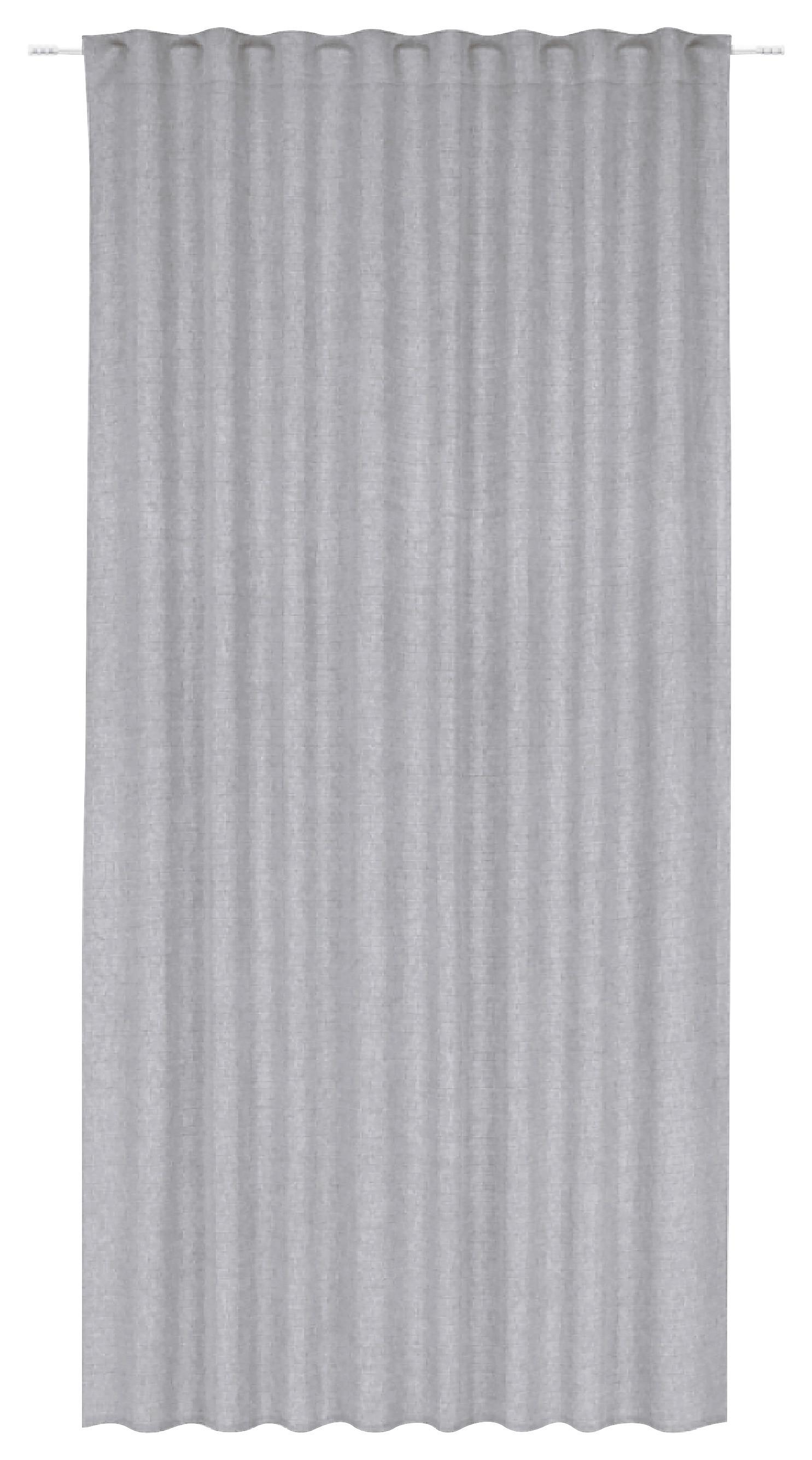 Verdunkelungsvorhang Anna - Hellgrau, ROMANTIK / LANDHAUS, Textil (135/175cm) - James Wood