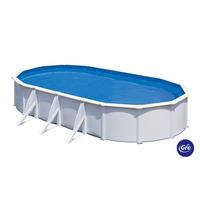 Pool-set Fidji - Weiß, KONVENTIONELL, Metall (730/375/120cm) - Gre