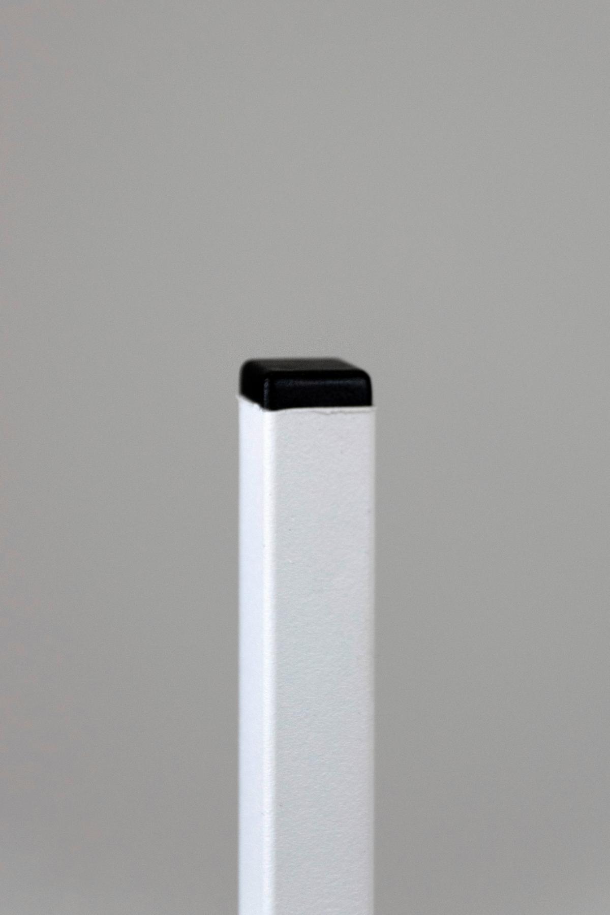 Blumenständer Almuinium Weiß Bxhxt: 22x90x22 Cm - Weiß, Basics, Metall (22/90/22cm)