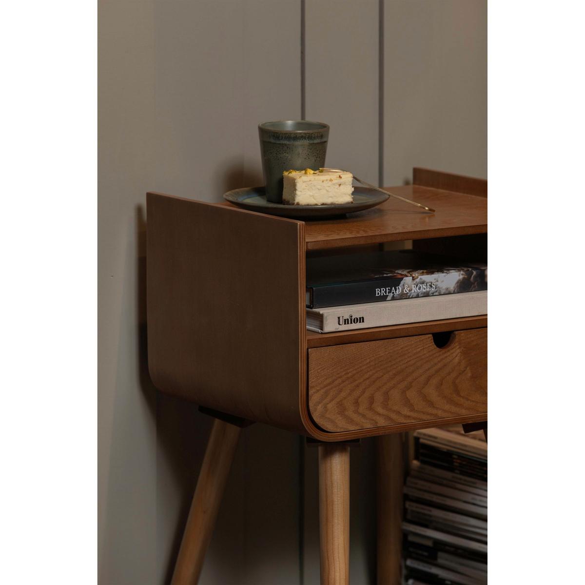 Beistelltisch Nils Naturfarben L: 36 cm - Naturfarben, Design, Holzwerkstoff (36/30/54cm) - Livetastic