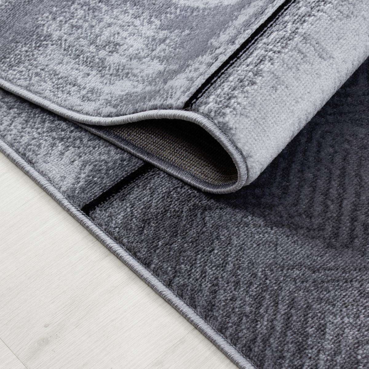 Webteppich Anthrazit Naturfaser Plus Black 80x150cm - Schwarz, KONVENTIONELL, Textil (80/150cm) - Novel
