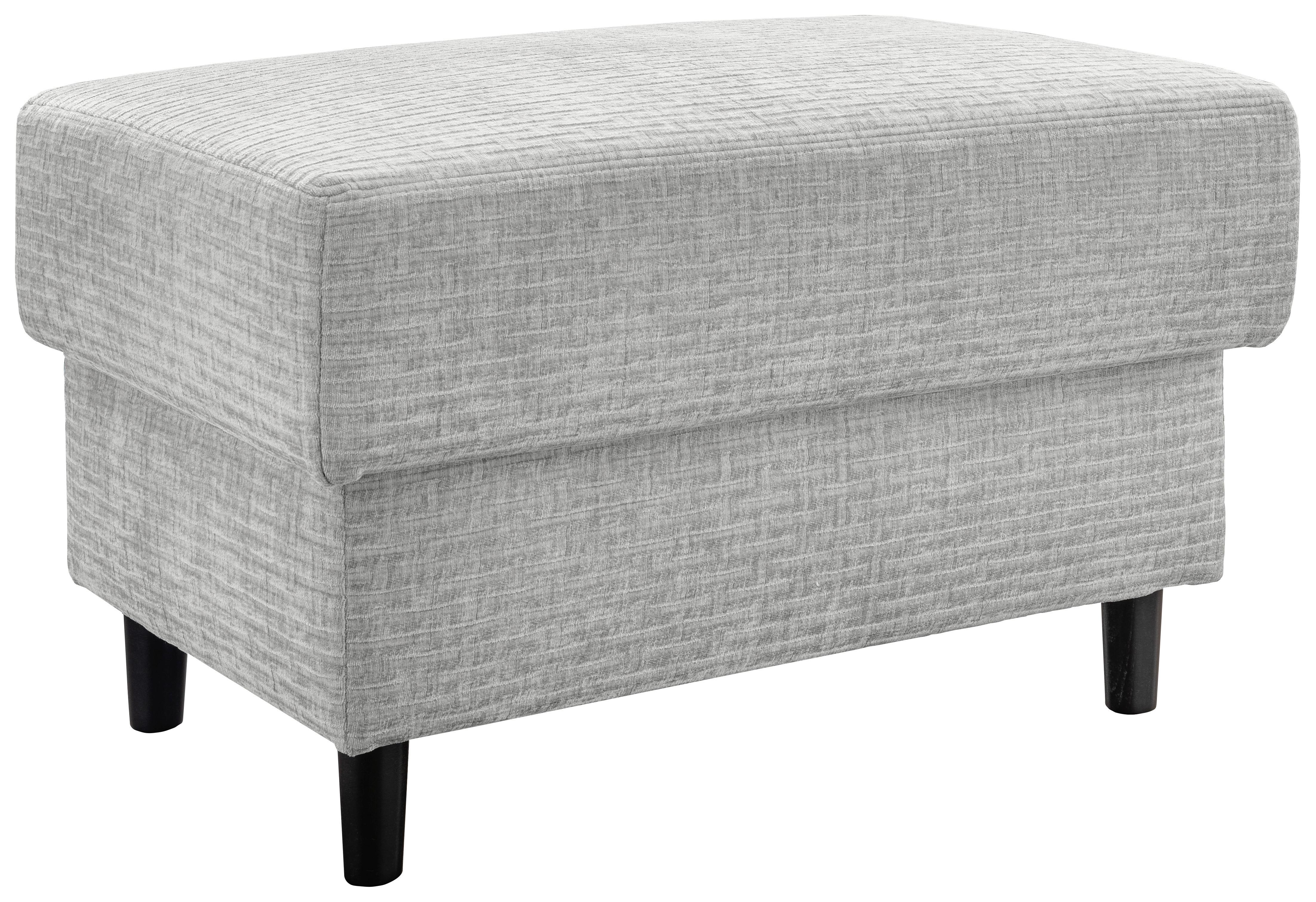 Hocker Cavoli, Weiß B: 76 cm - Schwarz/Weiß, MODERN, Textil (76/46/55cm) - Livetastic