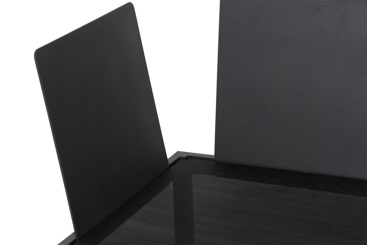 Loungegarnitur 4-Tlg Teakholz/Metall mit Kissen - Anthrazit/Grau, KONVENTIONELL, Holz/Textil (252/84/252cm) - Siena Garden