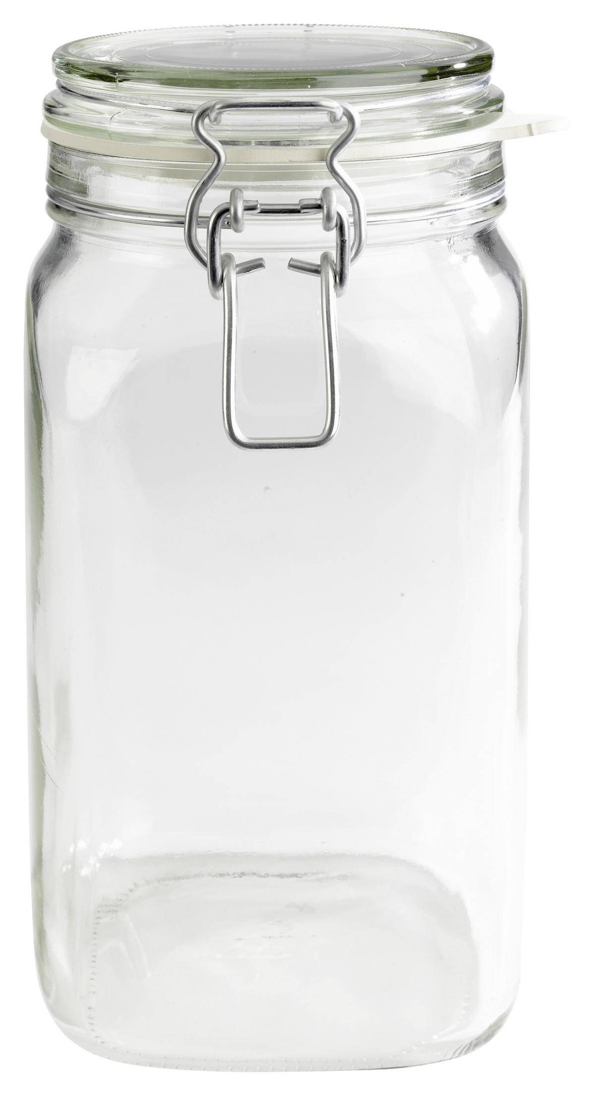 Einmachgläser 6er-set Gothika Je.1,45 Liter, Auslaufsicher - Transparent, Basics, Glas (1450ml) - Mäser