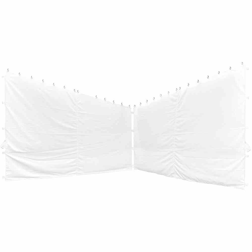 Pavillon-Seitenteil Berlino B: 300 cm, 2--Teilig. - Weiß, KONVENTIONELL, Textil (300/256cm) - Siena Garden