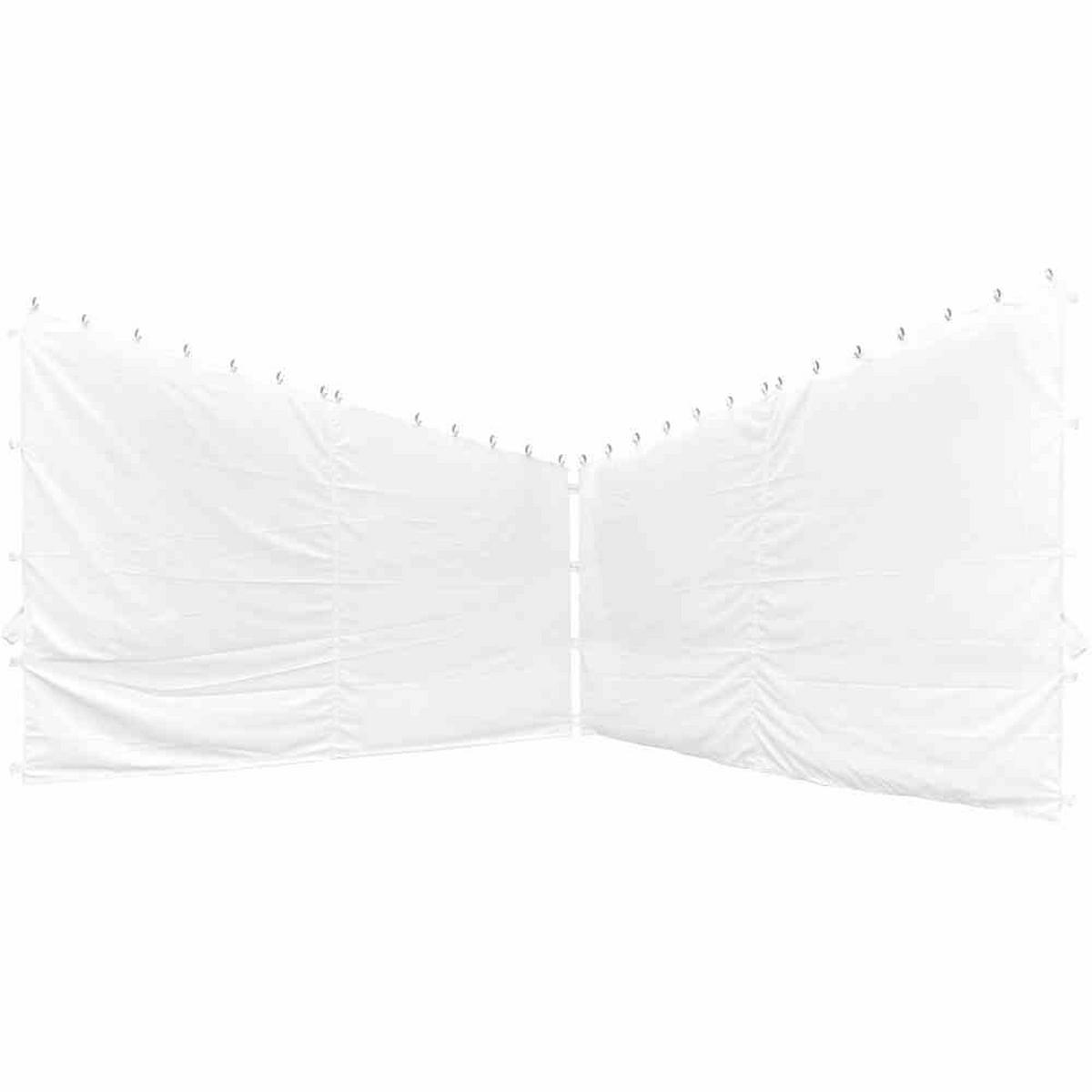 Pavillon-Seitenteil Berlino B: 300 cm, 2--Teilig. - Weiß, KONVENTIONELL, Textil (300/256cm) - Siena Garden