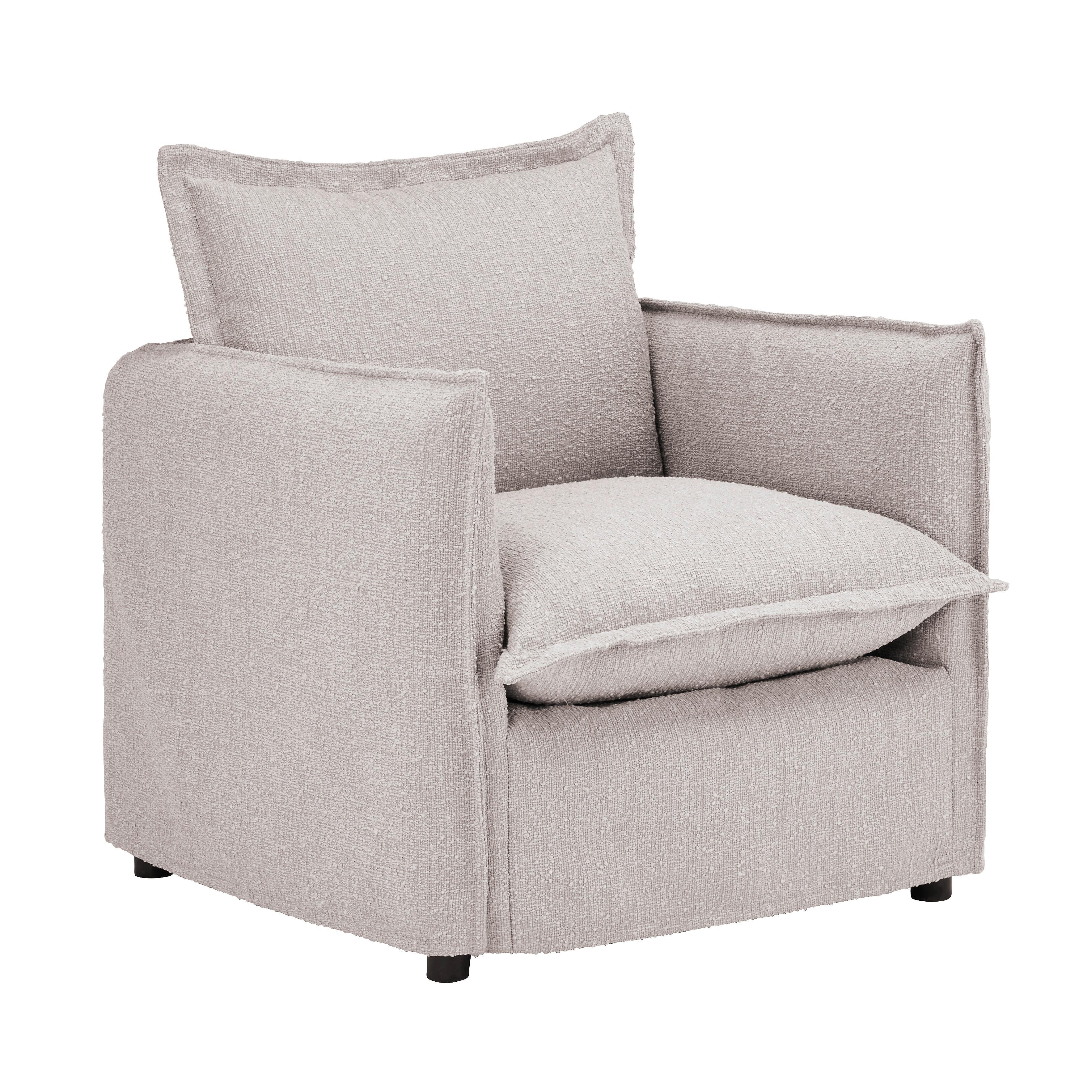 Sessel Toscana - Beige/Schwarz, Trend, Textil (120/82/98cm) - Livetastic