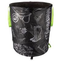 GARTENABFALLSACK GARTEN POP-UP BAG MOTIV 180 L - Schwarz, Basics (50/67cm) - Windhager