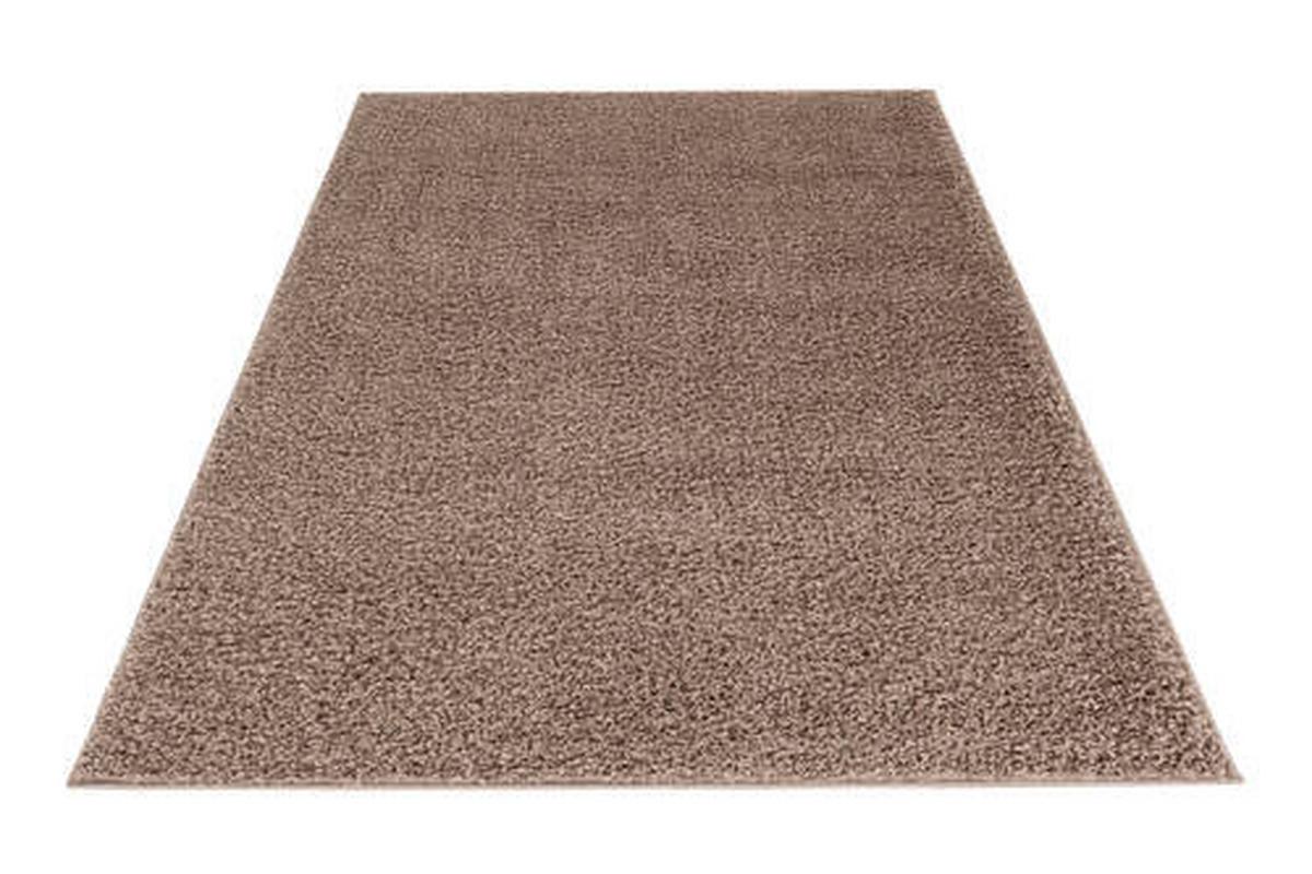 Hochflorteppich My Twist 215 - Taupe, Basics, Textil (80/150cm) - Obsession