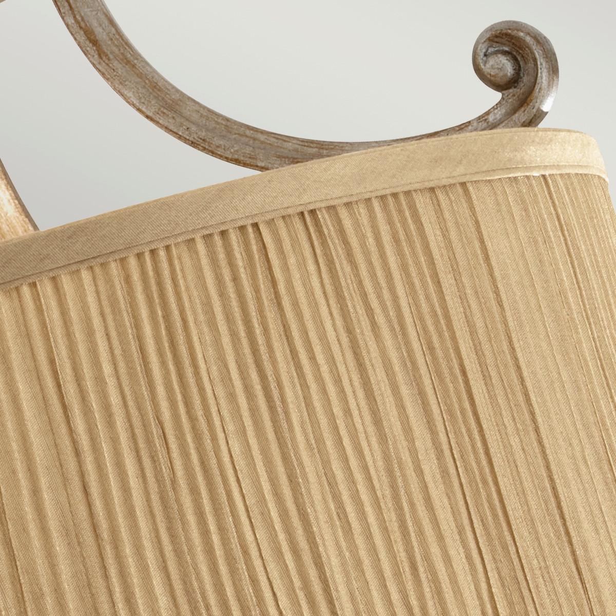 Deckenleuchte Fe-Abbey-Sf - Sandfarben, LIFESTYLE, Glas/Textil (35.6/26cm) - Elstead Lighting