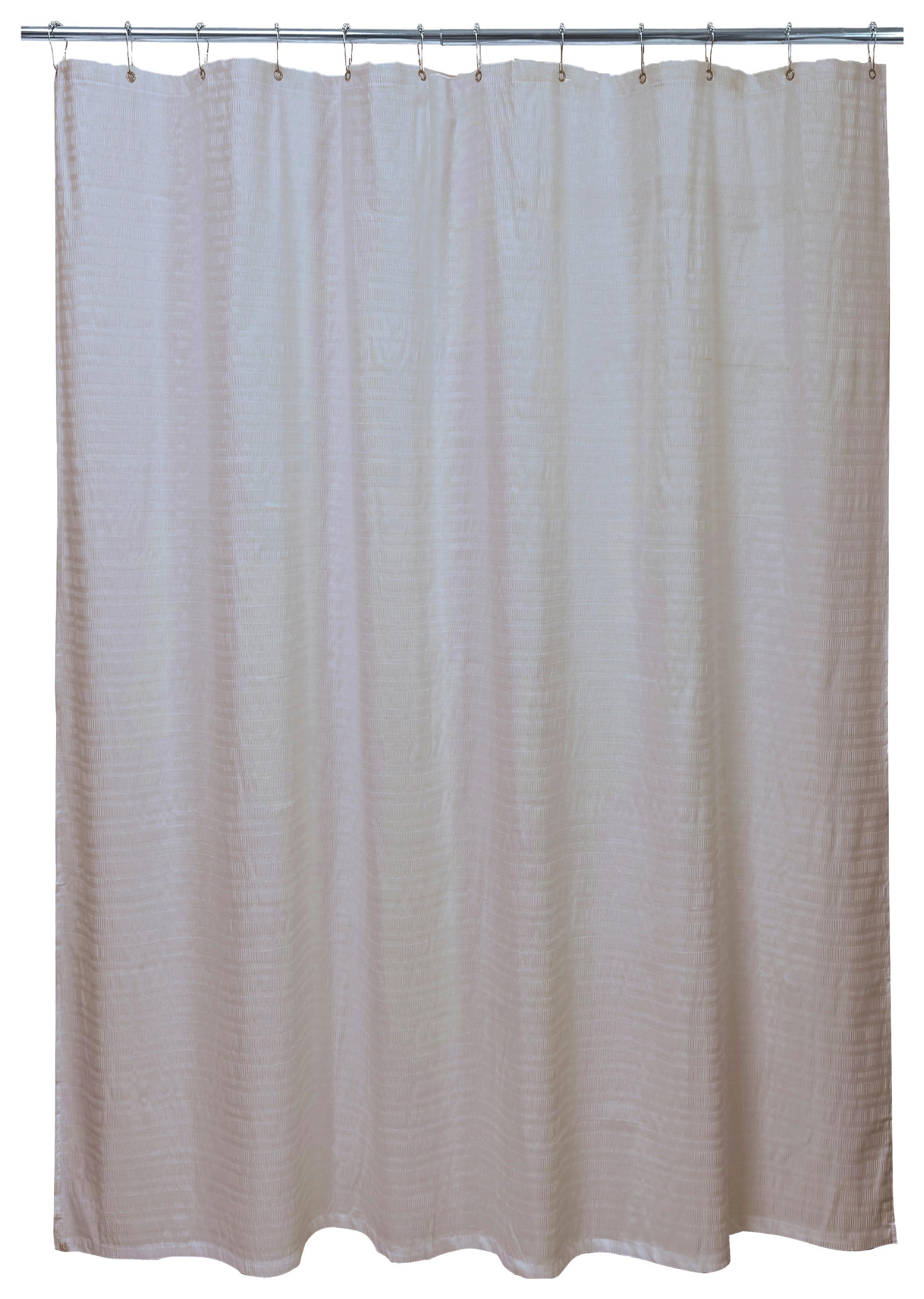 Duschvorhang Nora - Grau, MODERN, Textil (180/200cm) - Luca Bessoni