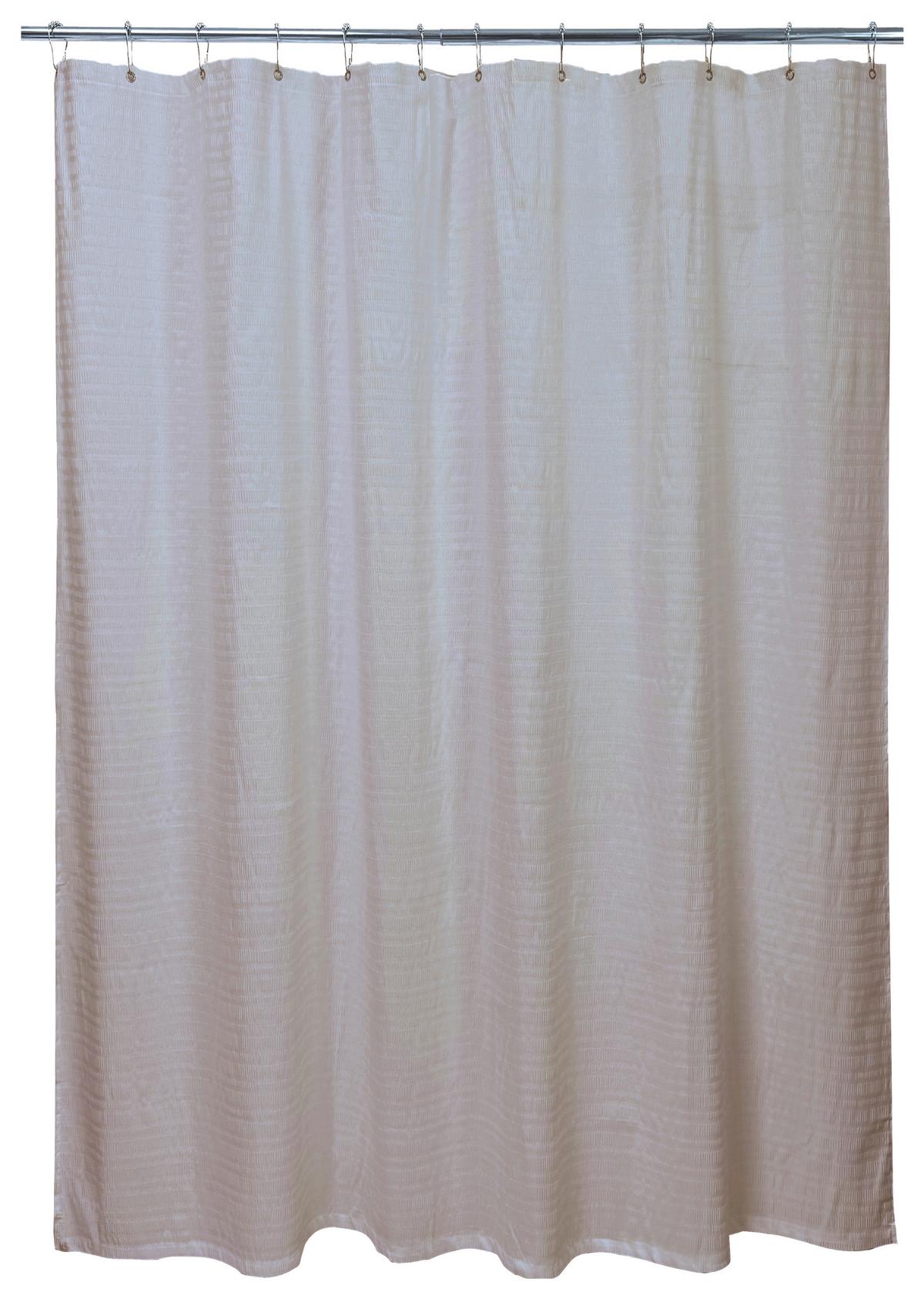 Duschvorhang Nora - Grau, MODERN, Textil (180/200cm) - Luca Bessoni