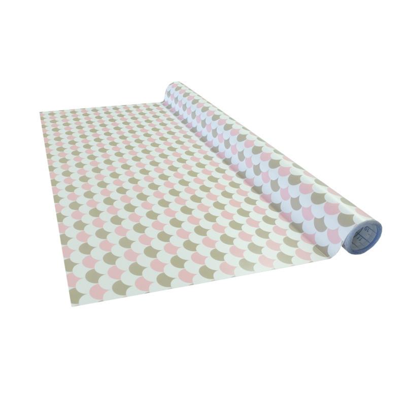 Klebefolie Multicolor Flakes 45x200 cm - Multicolor/Rosa, Basics (45/200cm)
