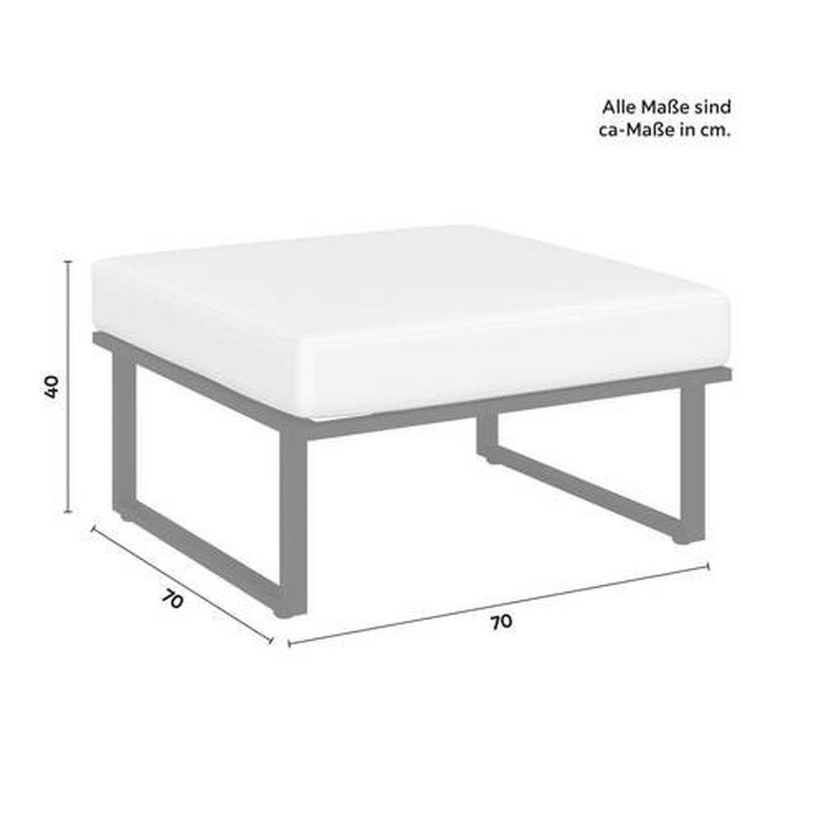 TERASOVÁ SEDACIA SÚPRAVA LORETTA - čierna/farba akácie, Modern, kov/drevo (80/75/80cm) - Bessagi Garden