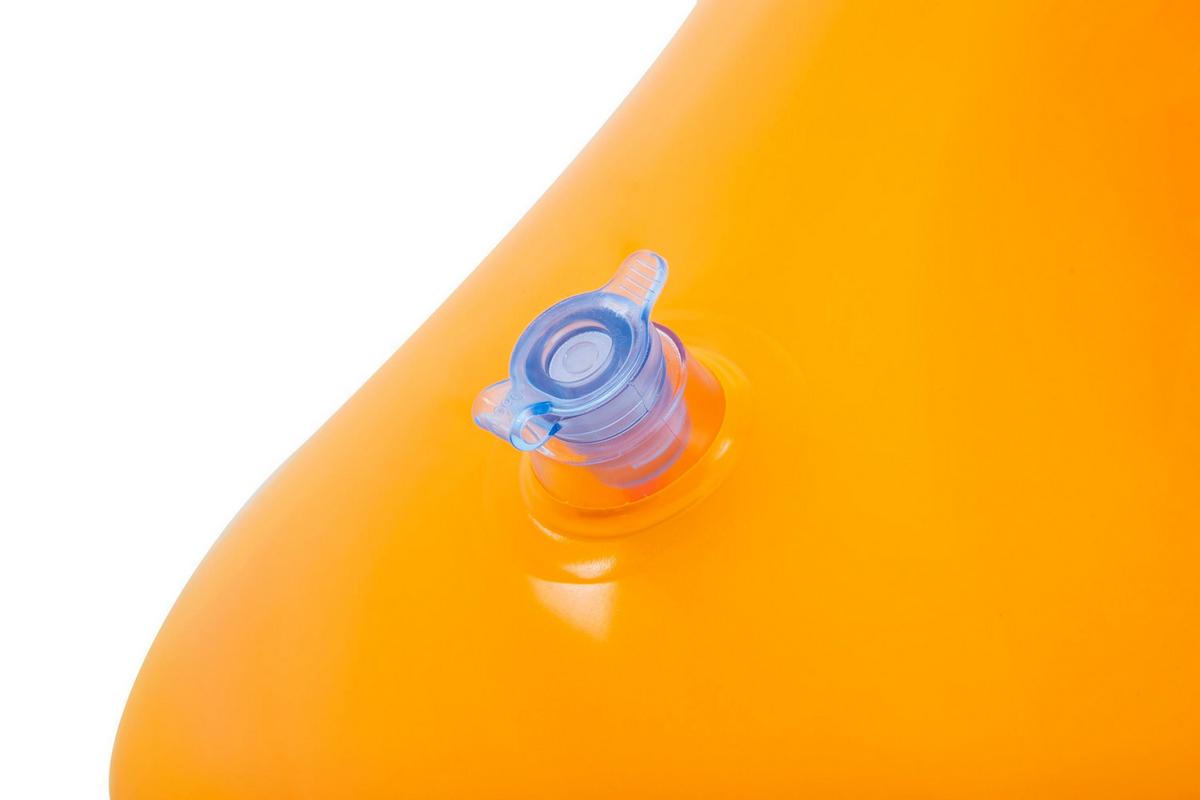 Luftmatratzen LxB: 176x142 cm Bis 90 Kg Belastbar - Schwarz/Orange, MODERN, Kunststoff (176/142/23cm) - Bestway