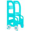 Kombihochstuhl Car Step Stool Blau - Blau, Basics, Holz (38/90/40cm)