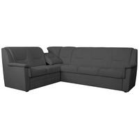 ECKSCHLAFSOFA Rafael, Graphit S: 279x224cm - Beige/Schwarz, Trend, Textil (279/224cm)