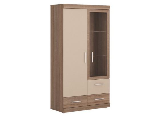 Vitrin Imperial - pezsgő szín/trüffel tölgy dekor, konvencionális (80/152/38cm) Vitrin Imperial - pezsgő szín/trüffel tölgy dekor, konvencionális (80/152/38cm)