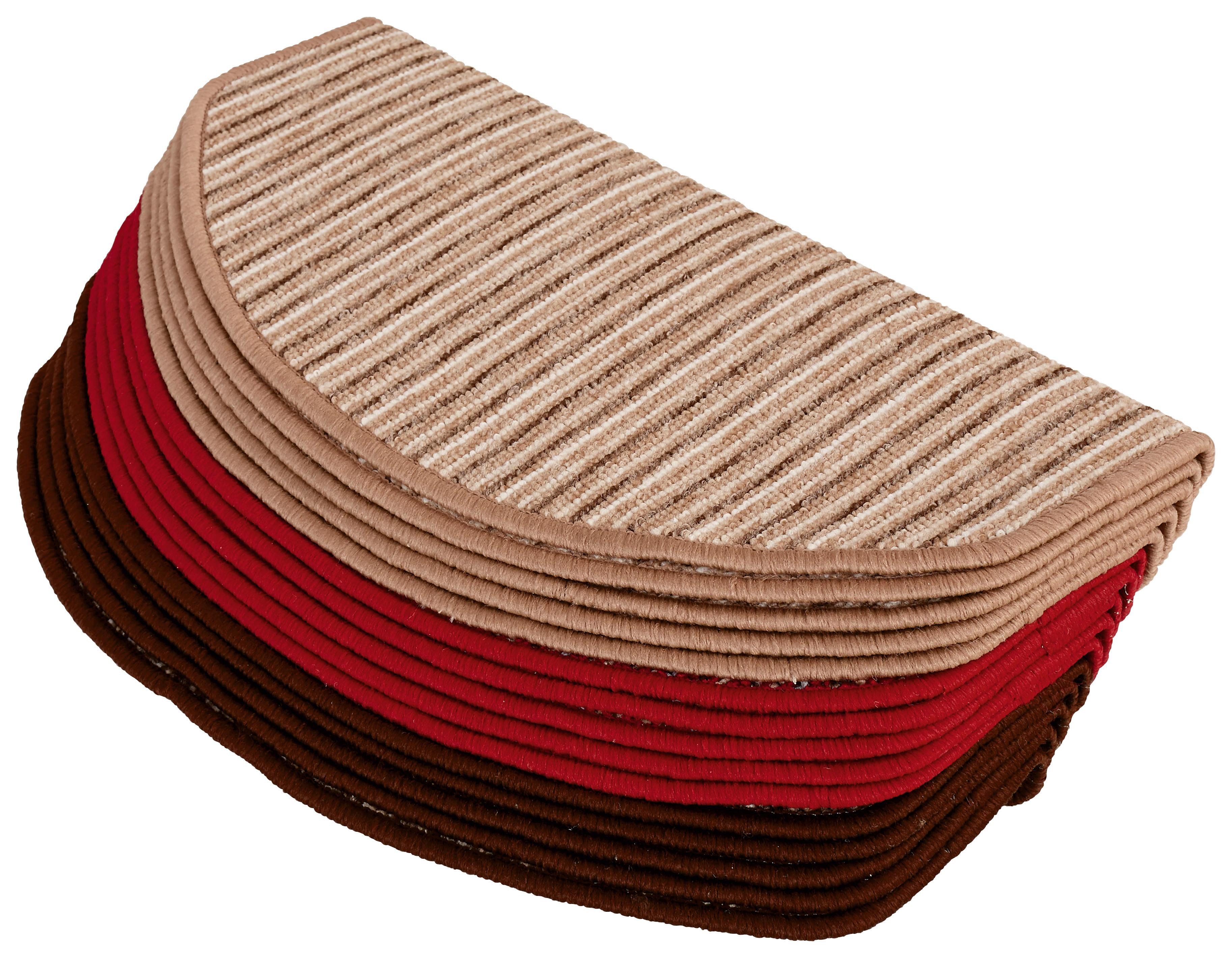 Lépcsőszőnyeg 3 Féle Színben - bézs/barna, Konventionell, textil (28/65cm) - Homezone