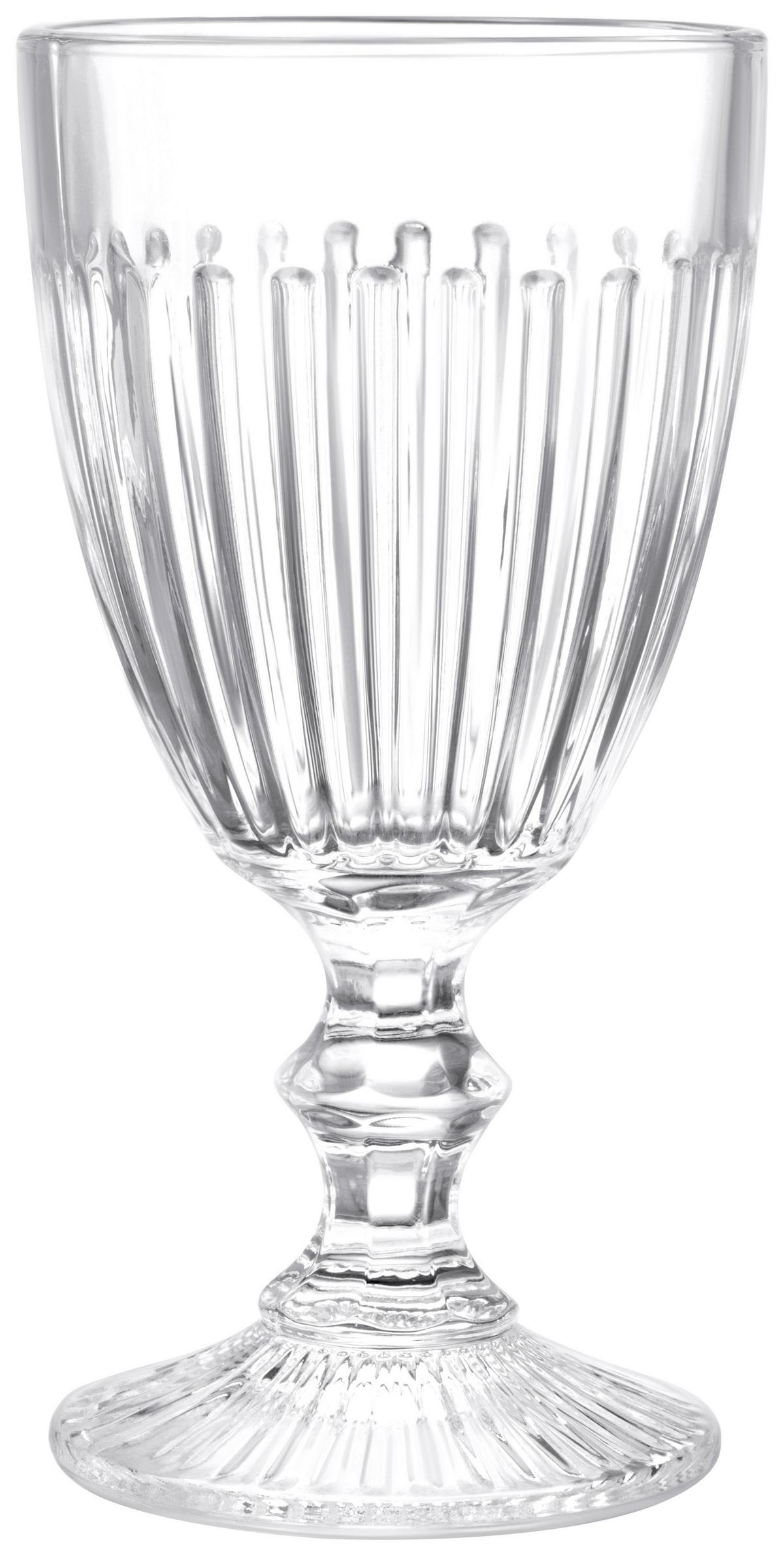 Sada sklenic ELROY - čiré, Konvenční, sklo (8,8/16,7cm) - Modern Living
