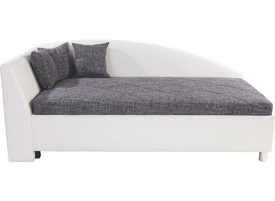 Polsterbett Andrew 110x200 Weiß/Grau - Silberfarben, MODERN, Textil (110/200cm) Polsterbett Andrew 110x200 Weiß/Grau - Silberfarben, MODERN, Textil (110/200cm)
