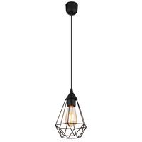 Hängeleuchte 15745h - Schwarz, Design, Metall (17/120cm) - Globo