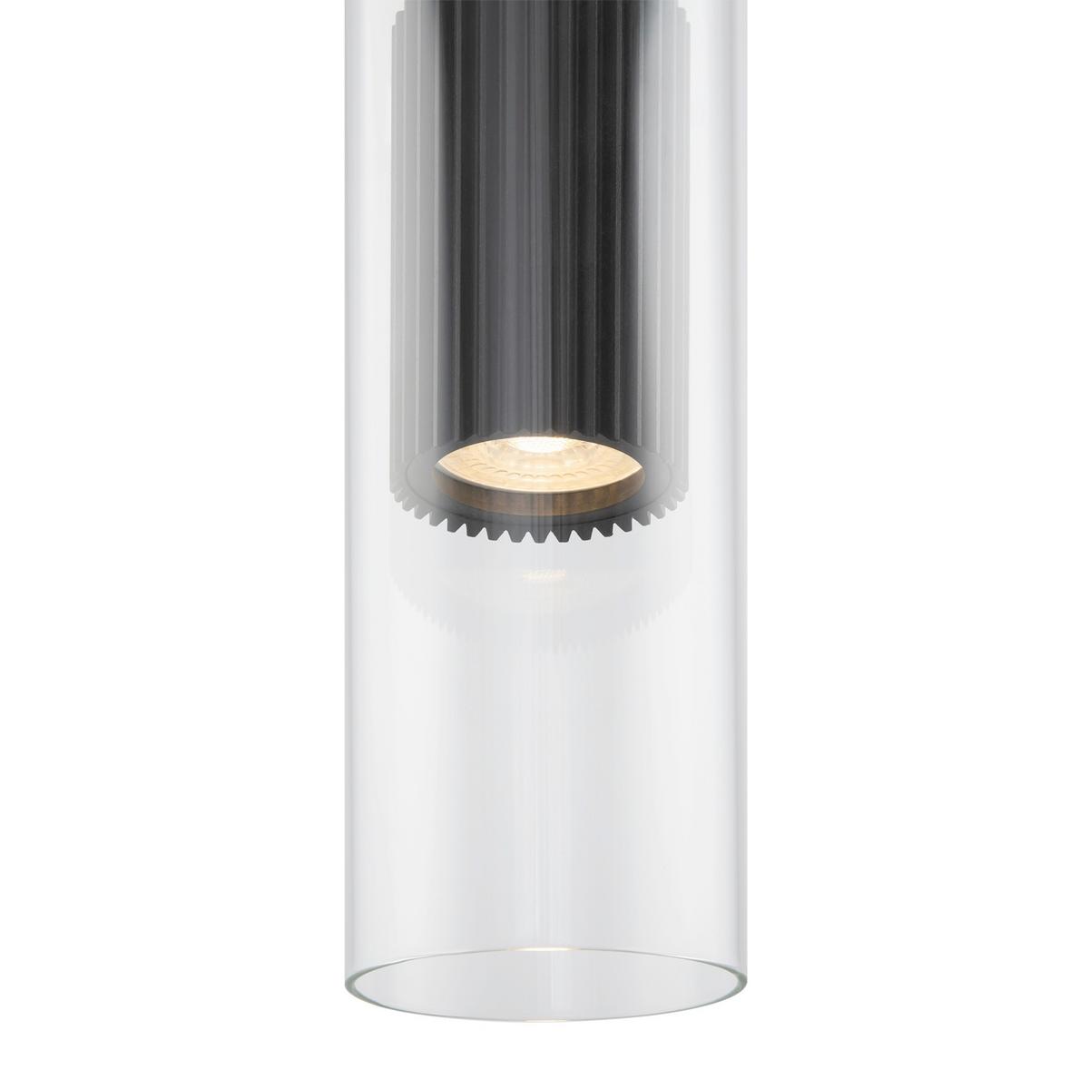 Pendelleuchte Dynamics - Transparent/Schwarz, Trend, Glas/Metall (8/32cm) - MAYTONI