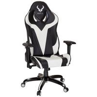 Gamingstuhl Promoter I Schwarz/Weiß - Schwarz/Weiß, MODERN, Kunststoff/Textil (74/133/67cm) - MID.YOU