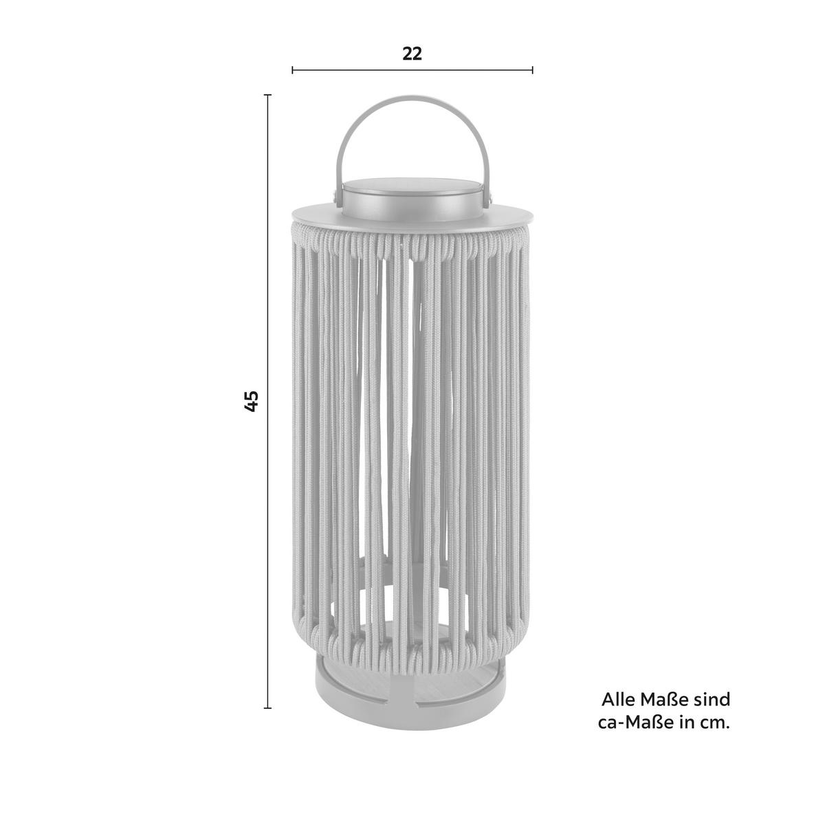 Solární svítidlo MADONNA zelené - zelená, Moderní, kov/textil (22/45/22cm) - Bessagi Garden