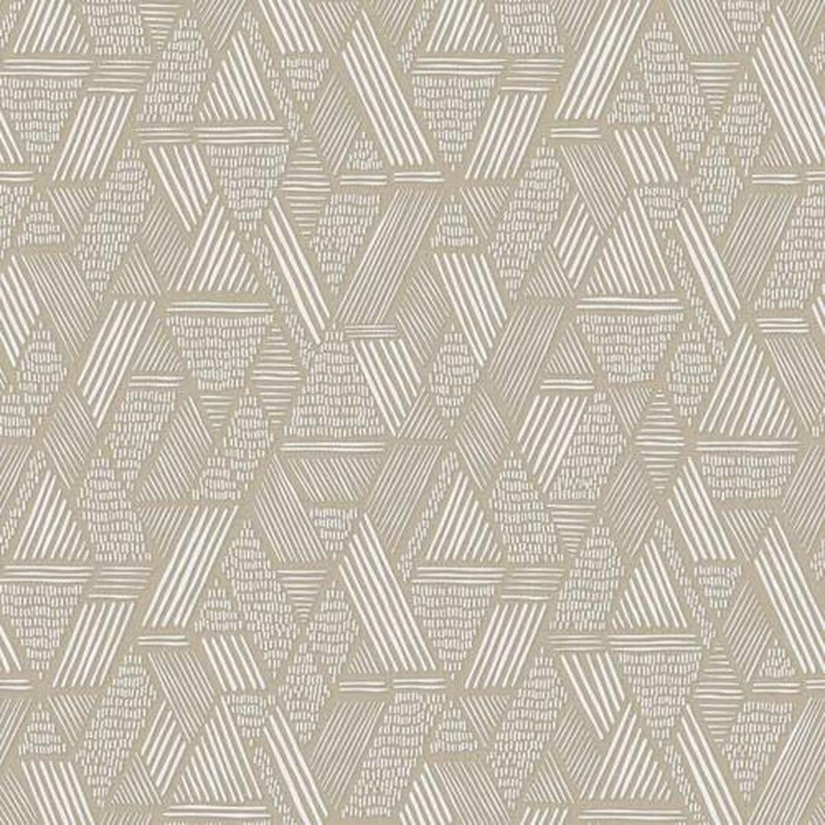 Vliestapete Ethnic Stitch - Grau, Basics, Papier/Kunststoff (52/1005cm)