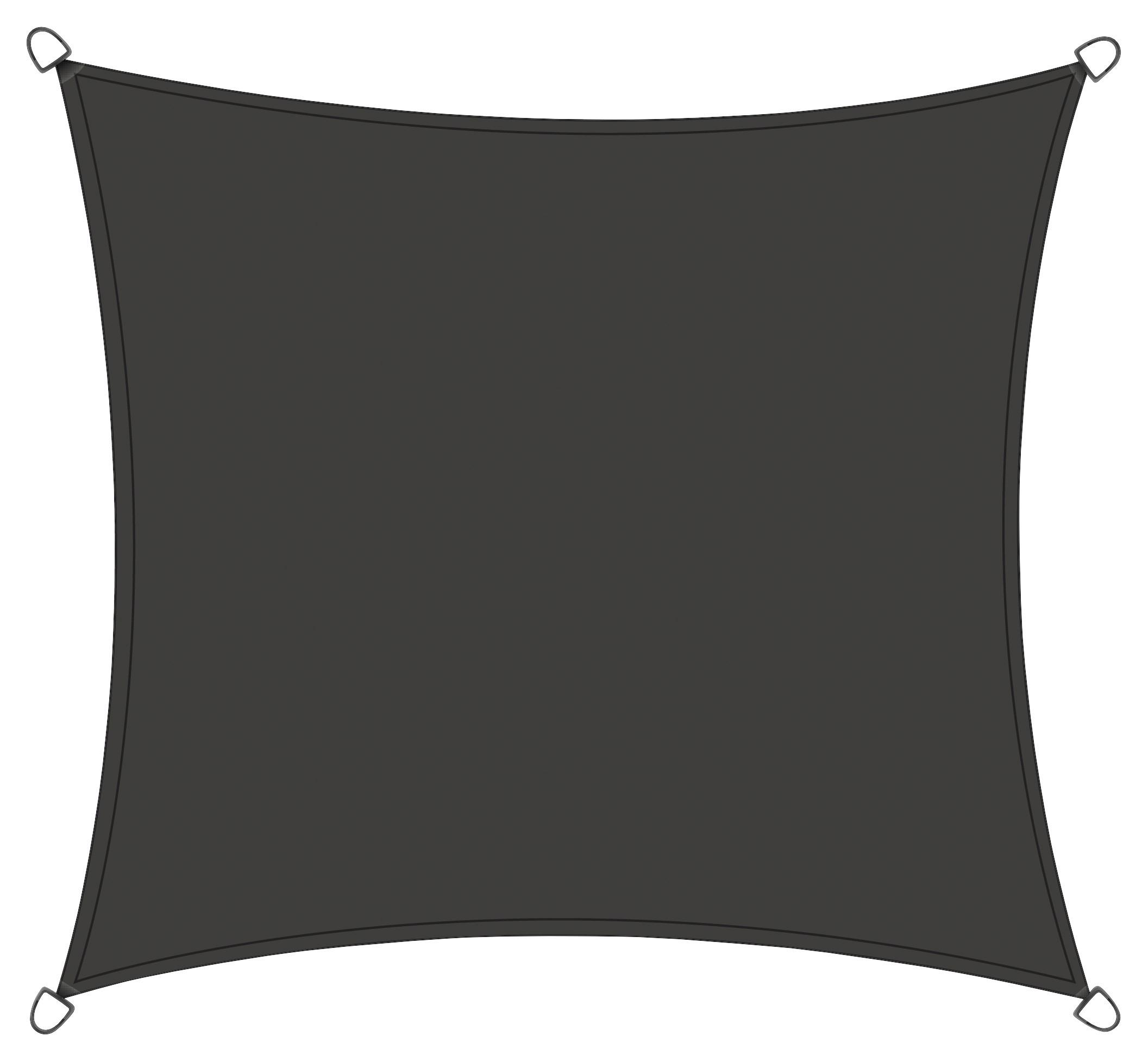 Sonnensegel H16888 - Grau, MODERN, Textil/Metall (360/360/360cm) - Siena Garden