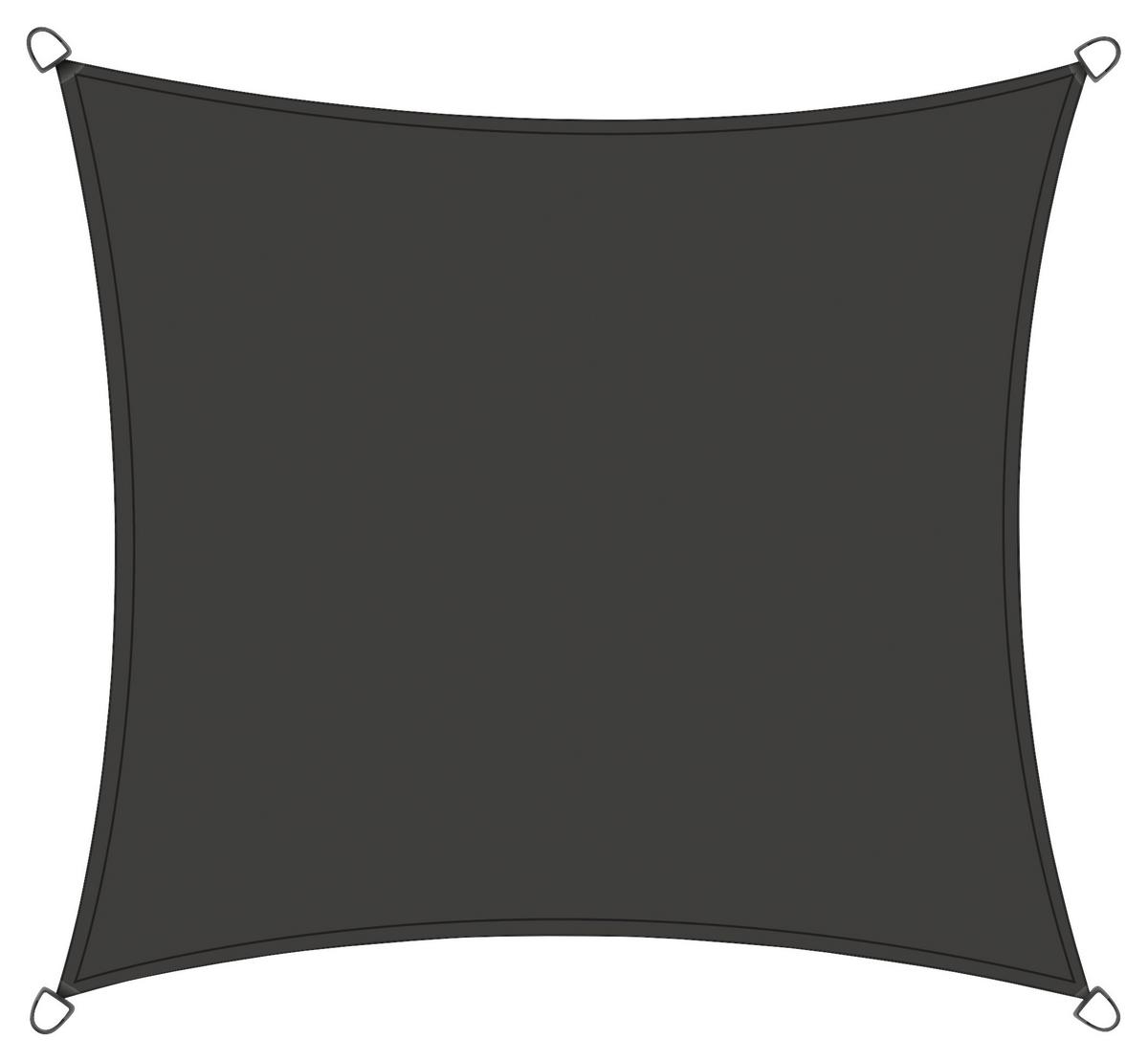 Sonnensegel H16888 - Grau, MODERN, Textil/Metall (360/360/360cm) - Siena Garden