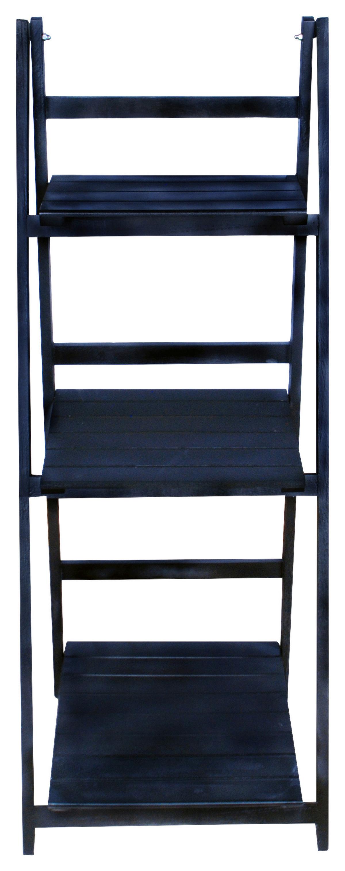 Standregal Simon B422105-4 - Schwarz, MODERN, Holz/Holzwerkstoff (41,5/107/40cm)