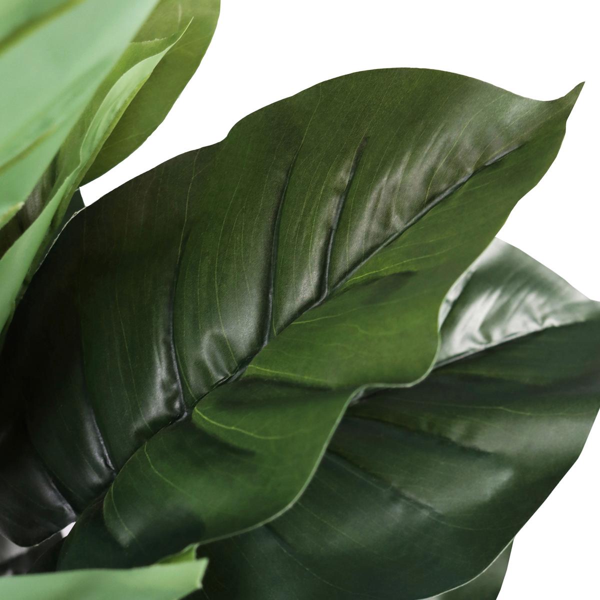 Kunstpflanze Braun/grün B: 67 Cm - Weiß/Braun, MODERN, Kunststoff (67/155/60cm) - MID.YOU