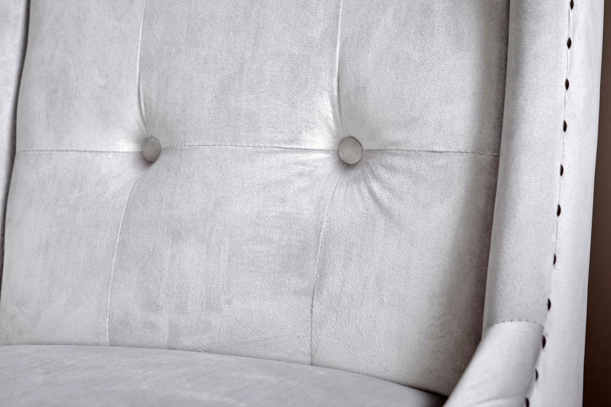 Stuhl Savik Norfolk Silberfarben/schwarz B: 57 Cm - Silberfarben/Schwarz, MODERN, Holz/Textil (57/64/99cm) - Livetastic