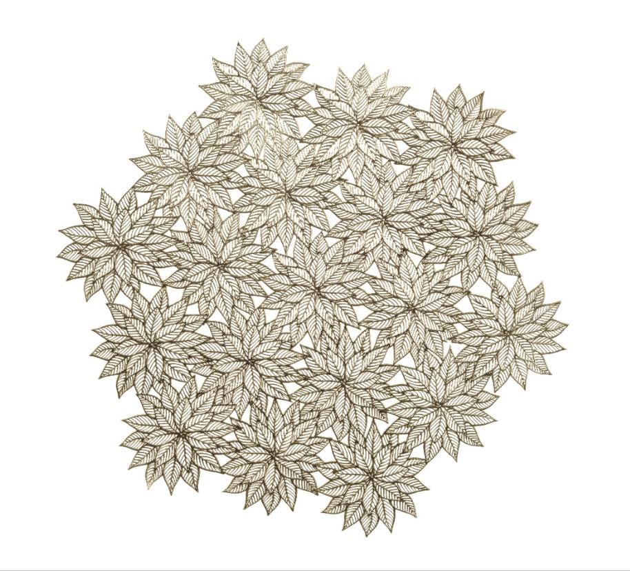 Prestieranie YULE - zlatá, Basics, plast (38cm)