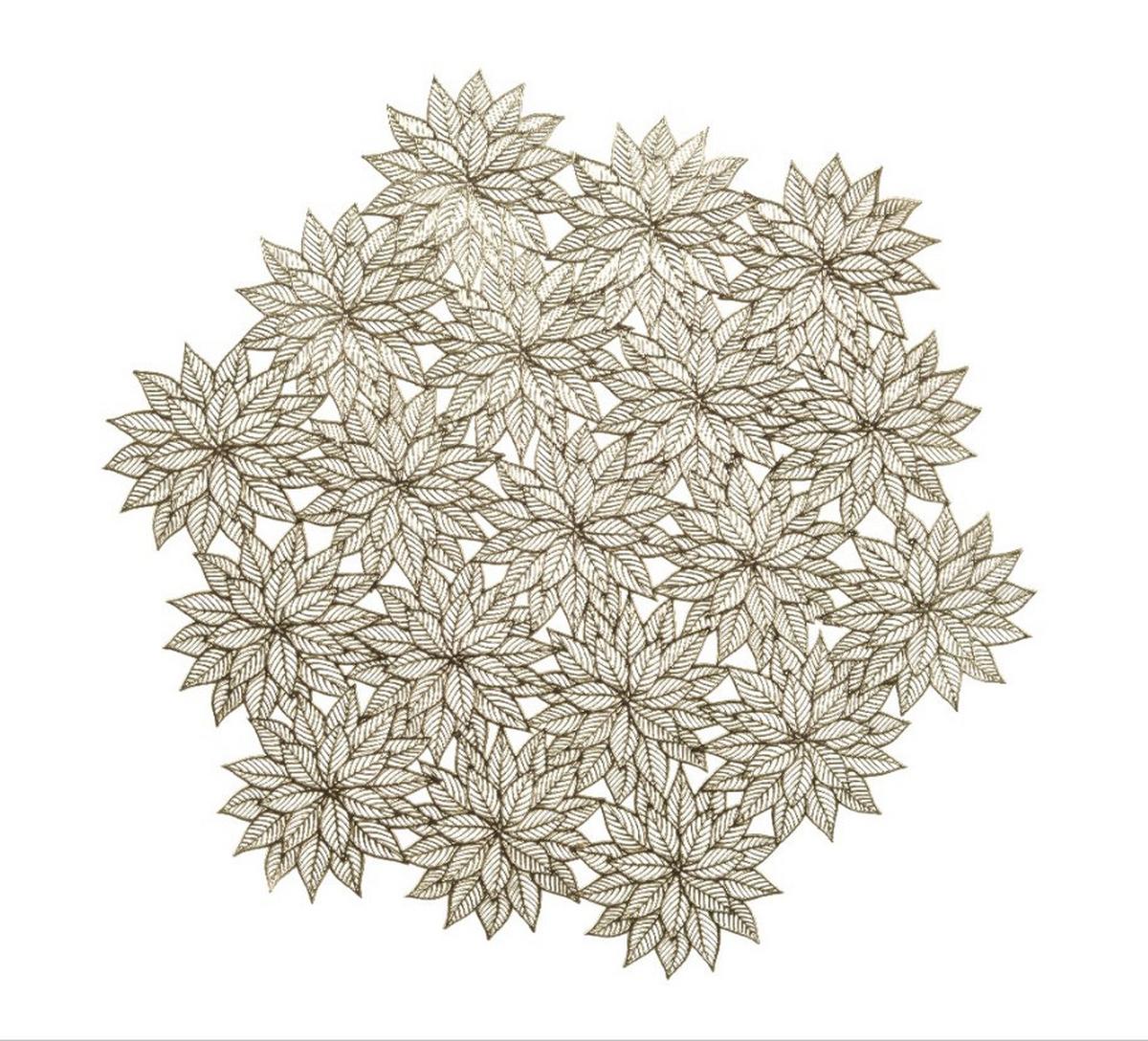 Prestieranie YULE - zlatá, Basics, plast (38cm)
