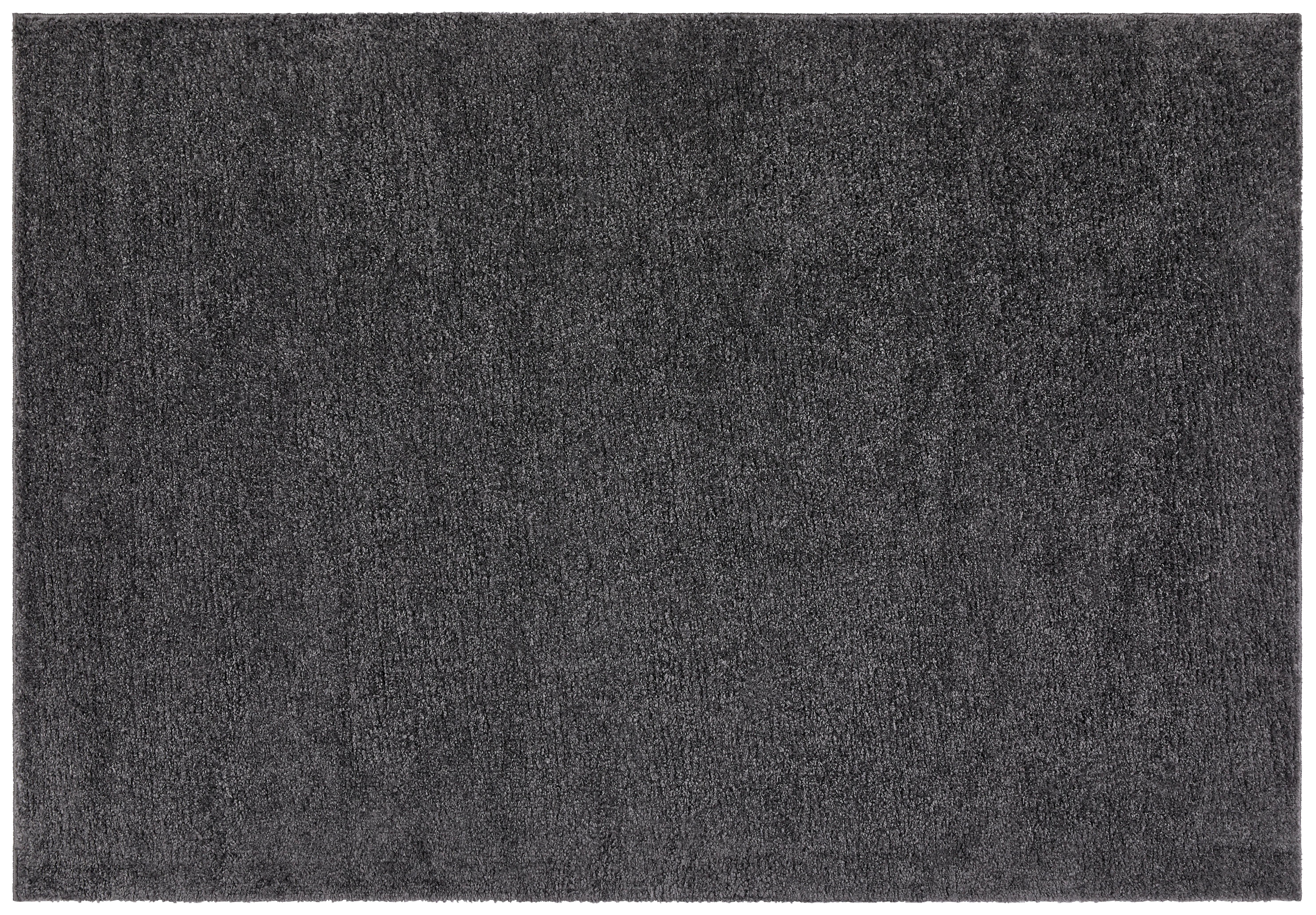 Hochflorteppich Mell - Schwarz, Basics, Textil (120/170cm) - Luca Bessoni