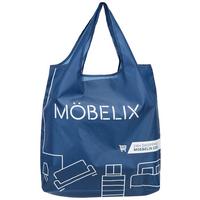 Bevásárlótáska Möbelix - sötétkék, Konventionell, textil (45/67cm)