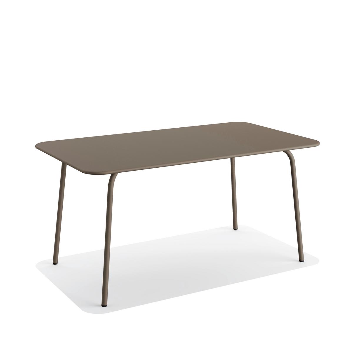 Gartentisch Shine Gartentisch - Cappuccino, Basics, Metall (160/73/90cm)