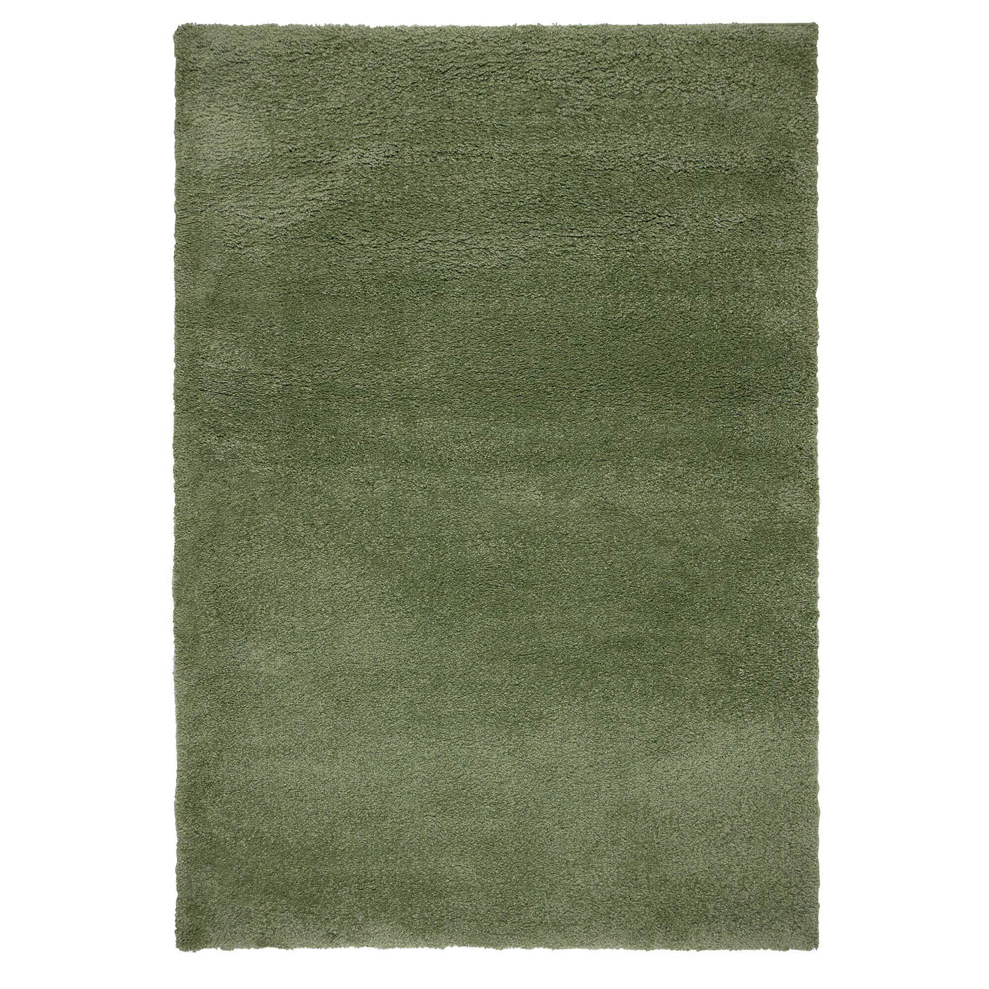 Shaggy Feather Soft Grün 120x170 - Grün, Basics, Textil (120/170cm)