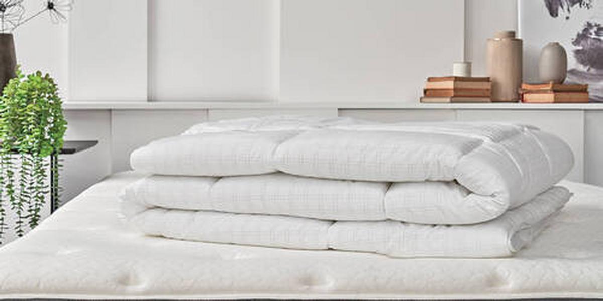 Bettdecke Anti-Stress Normal 135x200x3 cm - Weiß, Basics, Textil (135/200/3cm) - Yatas