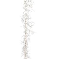 Weihnachtsdeko Girlande Kunststoff Silberfarben - Silberfarben, KONVENTIONELL, Kunststoff (184cm)