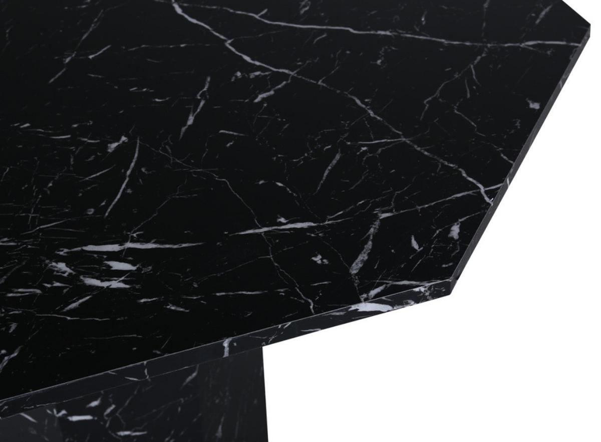 Esstisch Marbs - Schwarz, Design, Holzwerkstoff (110/110/75cm) - Livetastic