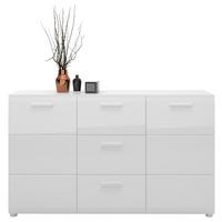 Kommode Merano Weiß B: 143,8 cm - MODERN, Holzwerkstoff (143,8/86/39cm)