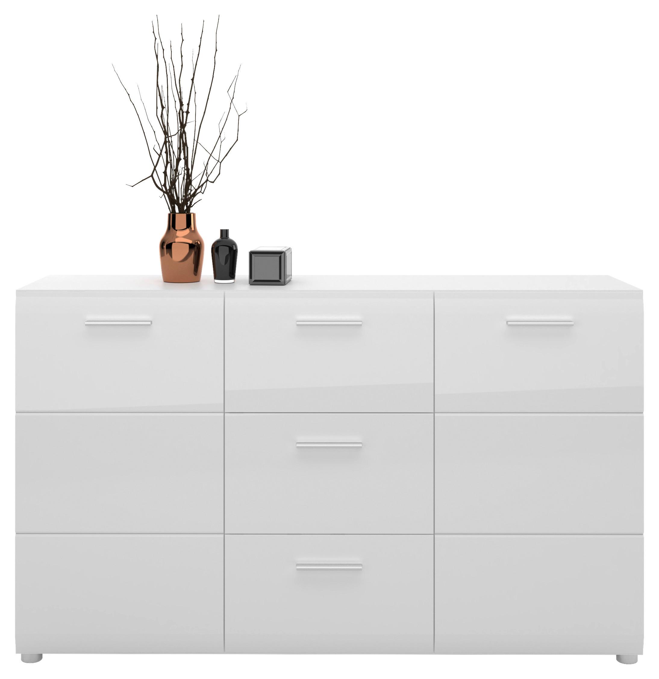 Kommode Merano Weiß B: 143,8 cm