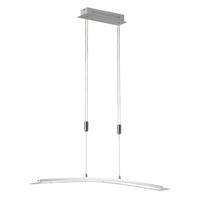 LED-Hängeleuchte Metis H: 80- 150 cm 1-Flammig dimmbar - Chromfarben, KONVENTIONELL, Metall (90/9/80-150cm) - Fischer & Honsel