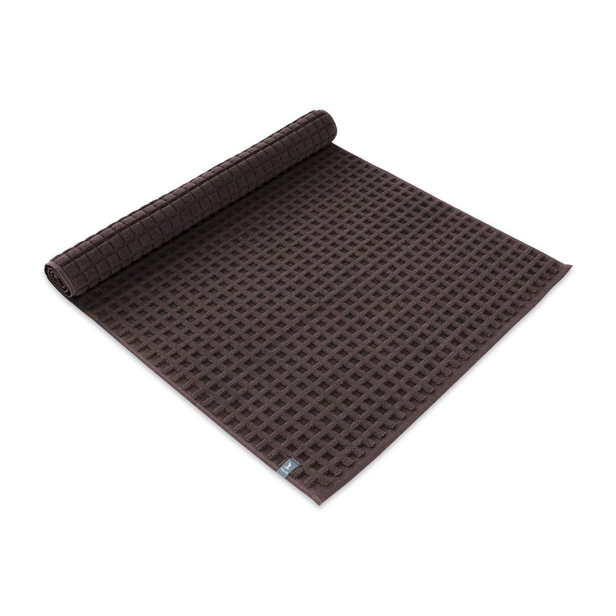 Badematte Piquee Graphitfarben 60x100 cm - Graphitfarben, Basics, Textil (60/100cm) - Moeve